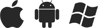 Login From Any Device - Desktop And Mobile Web Browsers Device Icon Images